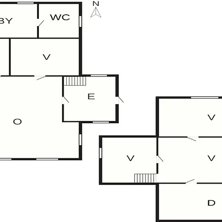 5 Person In Ulfborg Tatil Evi Fjand Gårde
